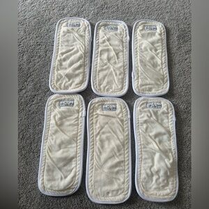 Cutie Caboose Bamboo Lined Cloth Diaper Inserts